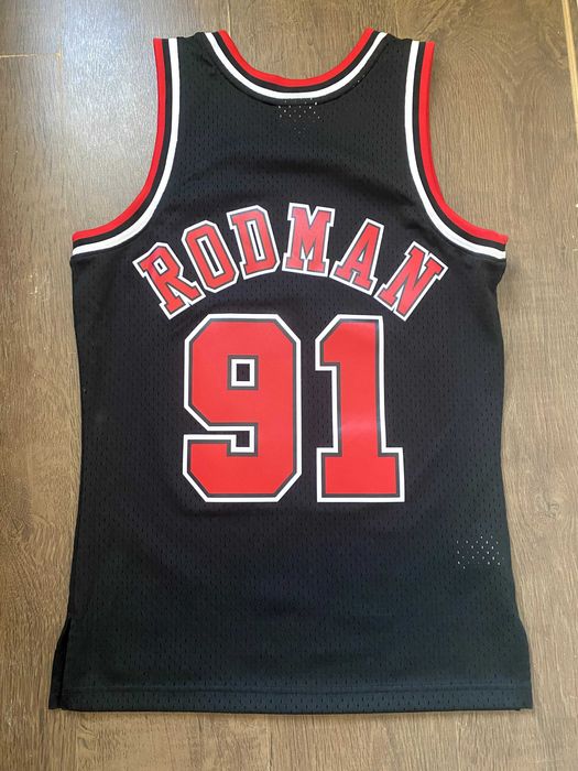chicago bulls Dennis Rodman basketball jersey
