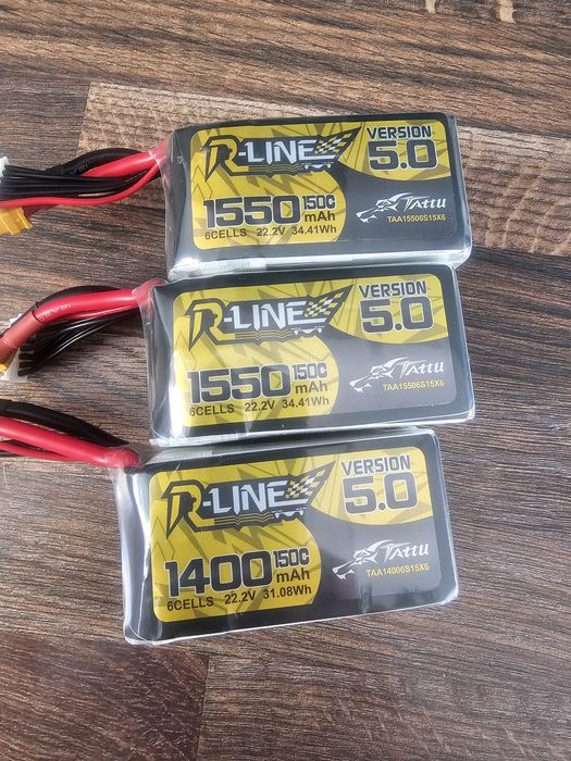 Baterie do drona fpv Rline 1550/1400 6s