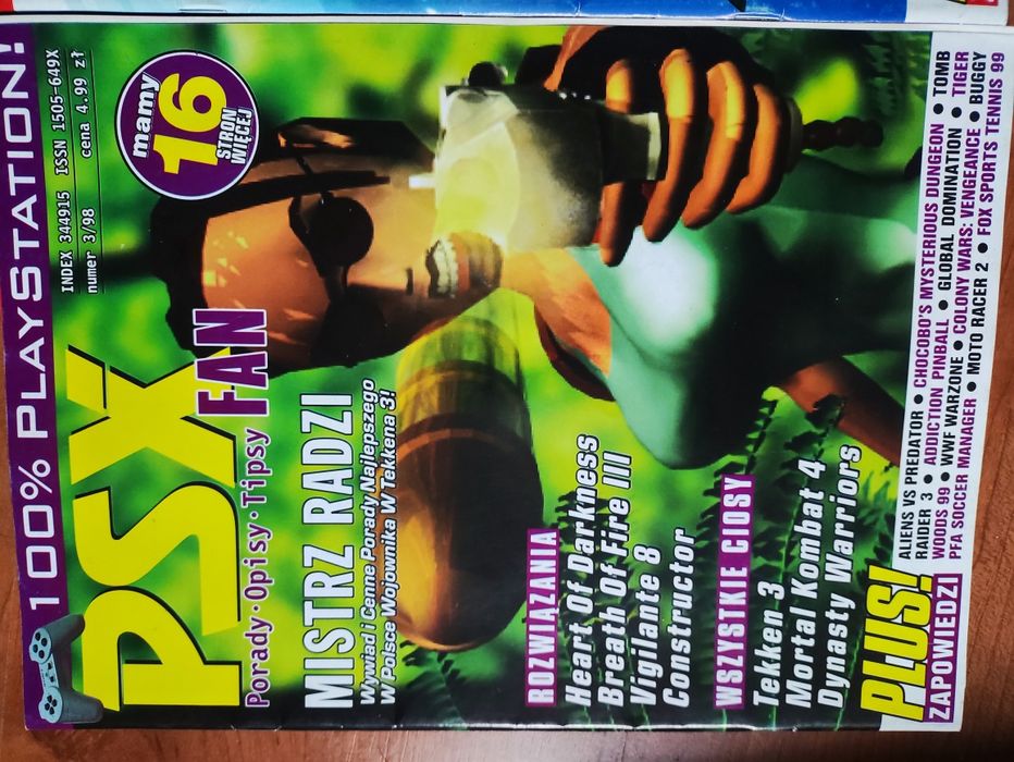 PSX Fan, PlayStation Plus, 4 szt 1998r