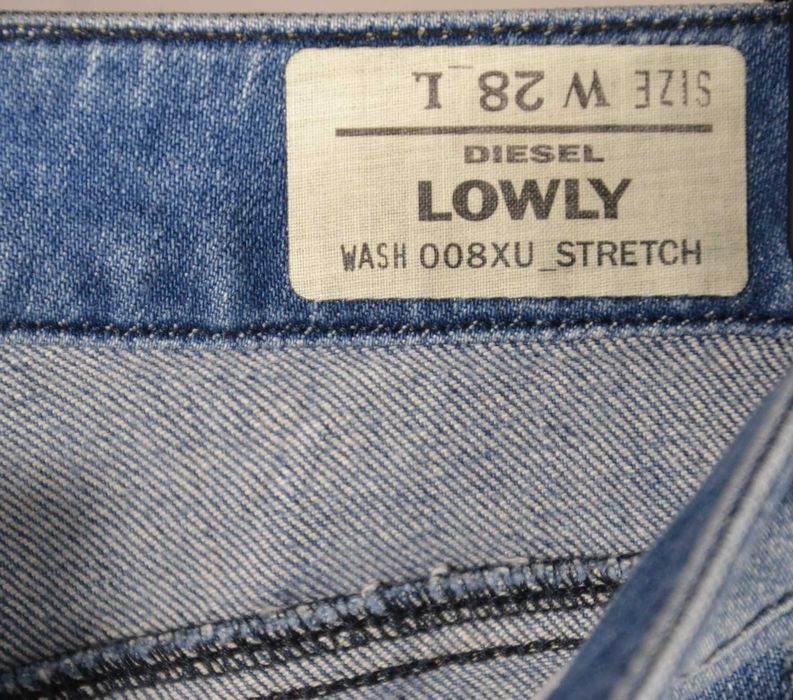 DIESEL Lowly Jeans Spodnie Damskie Rybaczki W28 Oryginalne Super Rare
