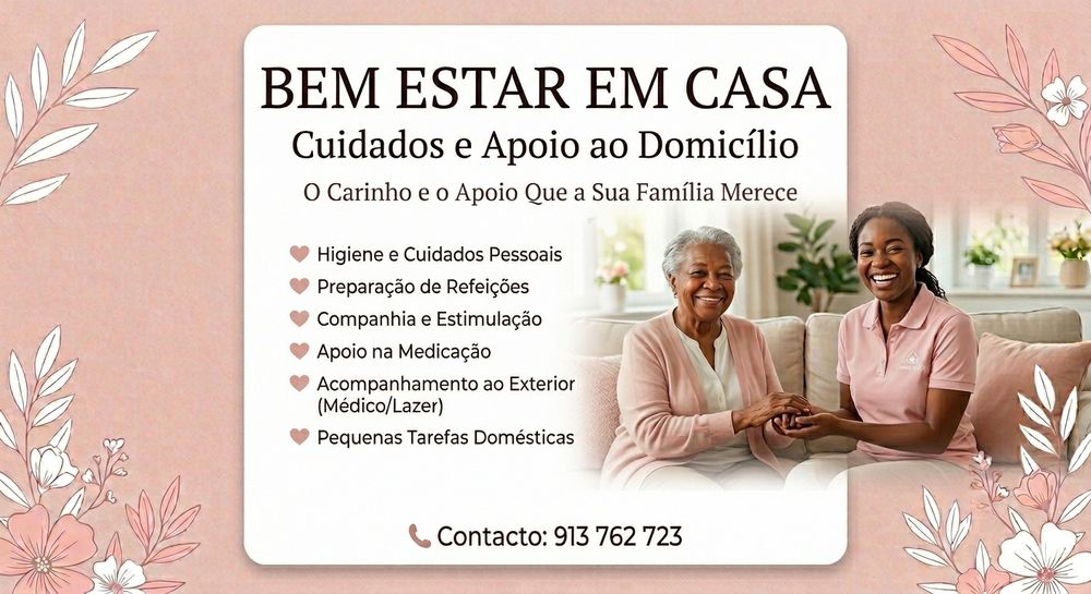 Serviços de Apoio ao domicílio.