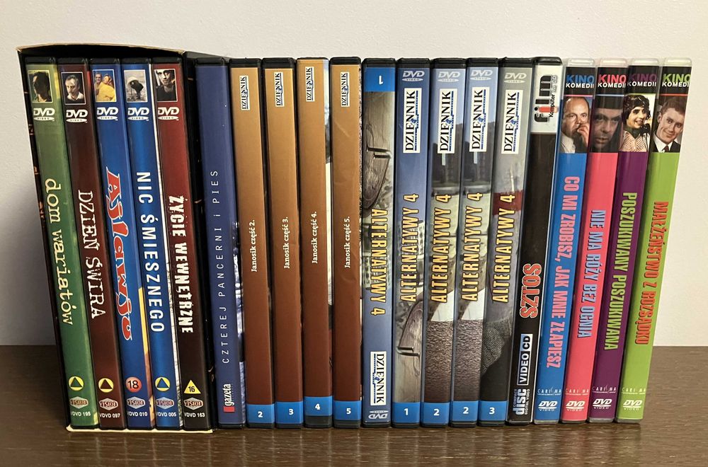 Komplet polskich filmów na DVD