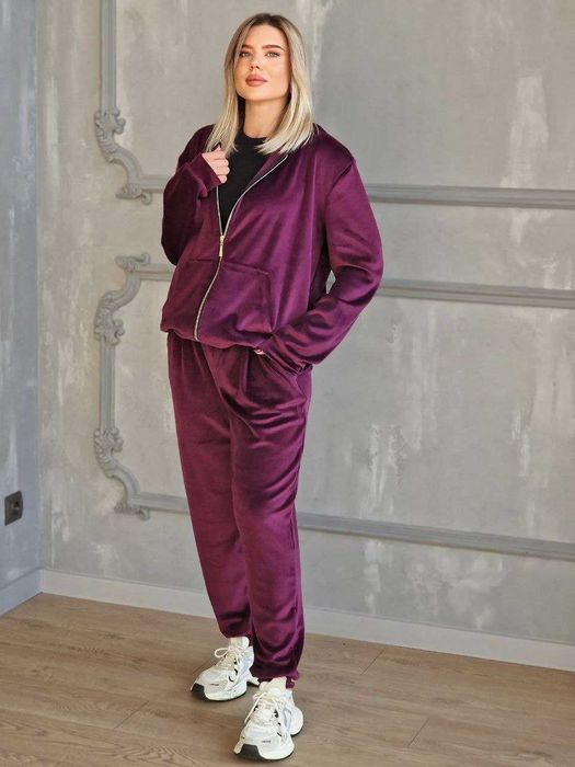 Жіночий велюровий спортивний костюм, багато кольорів, розміри: 44-68