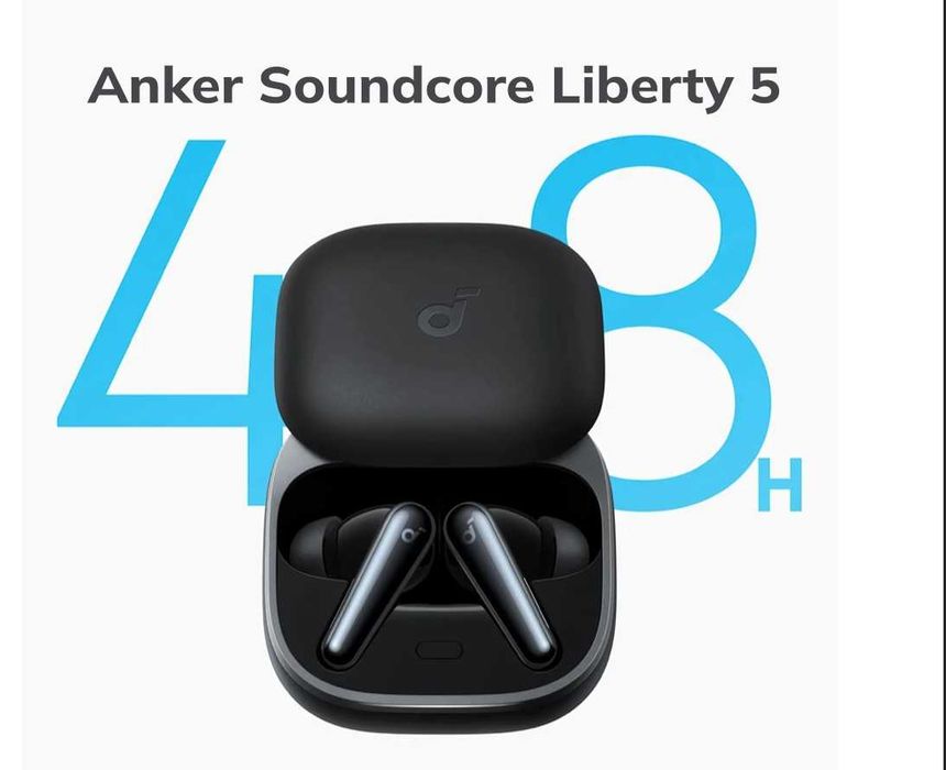 Нові Anker Soundcore Liberty 5 LDAC Black Bluetooth ANC