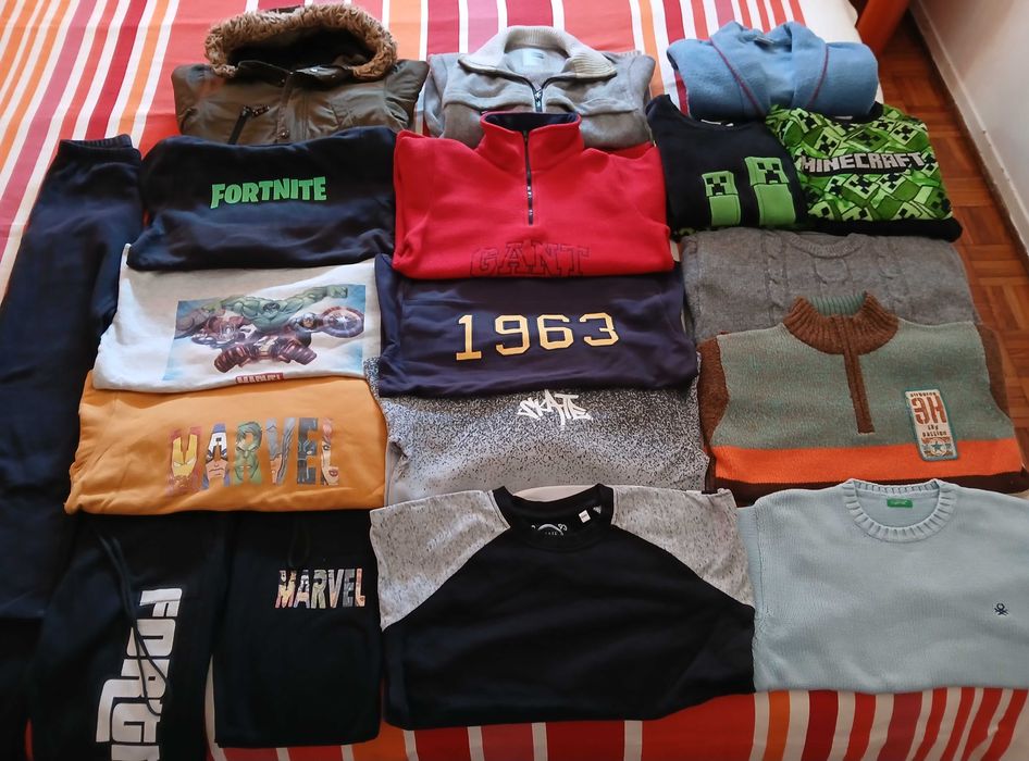 Roupa menino de 10-12 anos