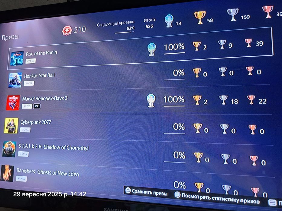 Rise of the ronin Ps5 playstation 5 платина взята за 45 часов