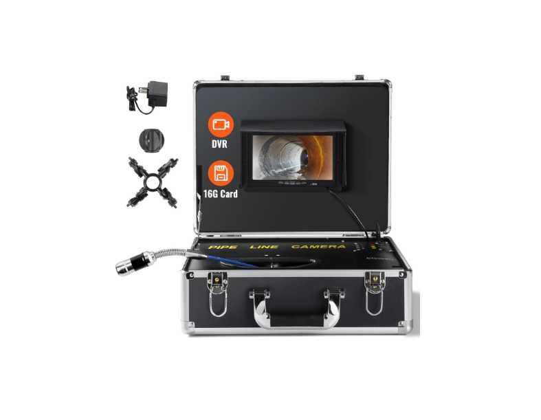 Profesjonalna kamera rurowa 7" 480P – inspekcja rur i kanalizacji