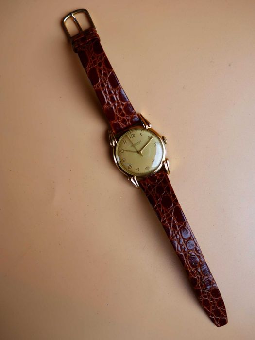 Relógio Junghans (mecanismo J80) Vintage 1949/50 Art Deco