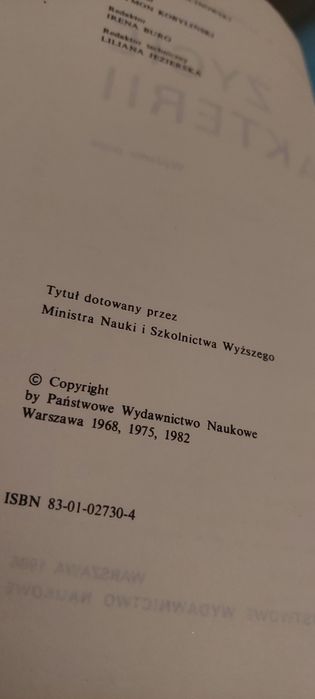 Życie bakterii Kucnicki-Goldfinger  bd stanie