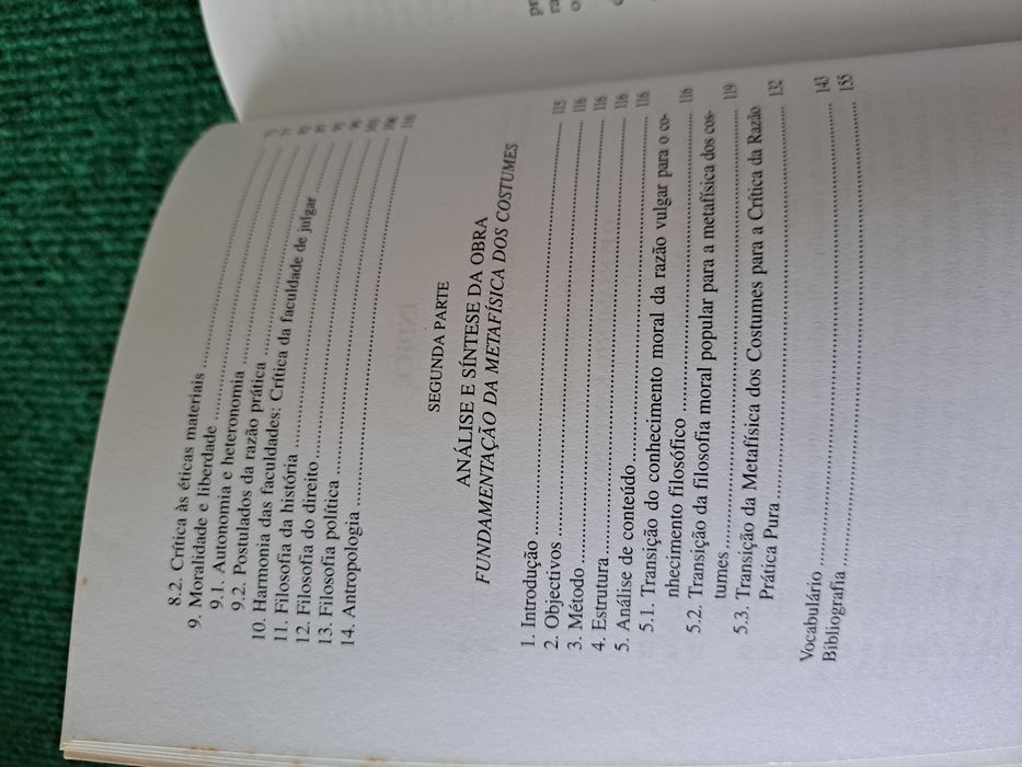 Análise da Obra Fundamentação da Metafísica dos Costumes de Kant