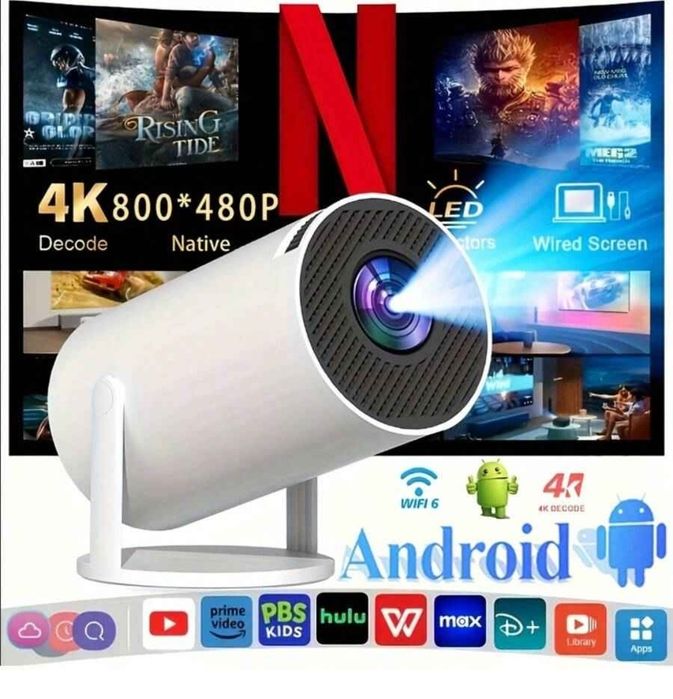 Projetor  com sistema Android incluido