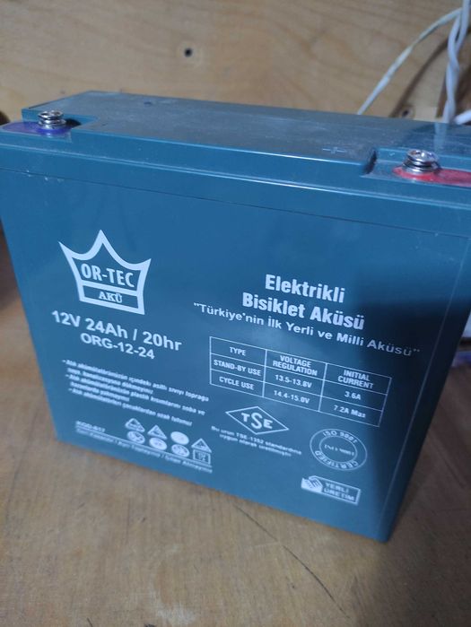 Акумуляторна батарея OR-TEC 12V / 24Ah GEL