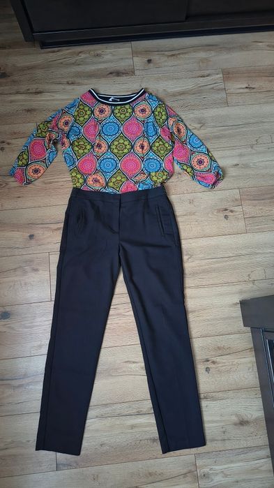 Spodnie wizytowe + bluzka. Komplet