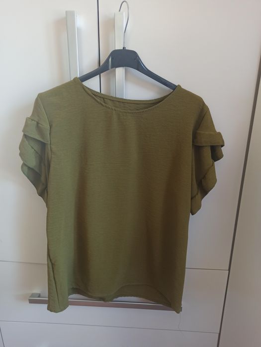 Szorty + bluzka khaki