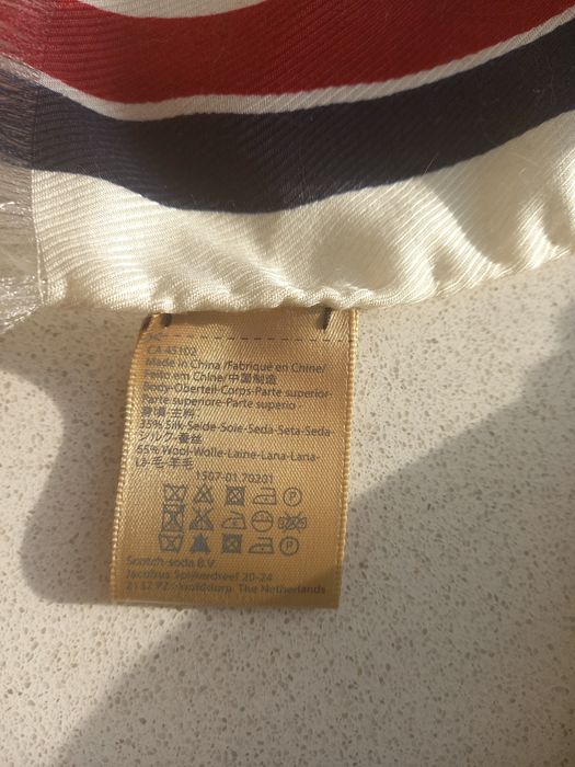 Шаль, шарф, палантин брендовий,: вовна та шовк scotch atelier