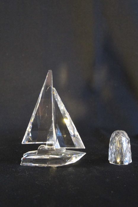 Veleiro de cristal Swarovski.