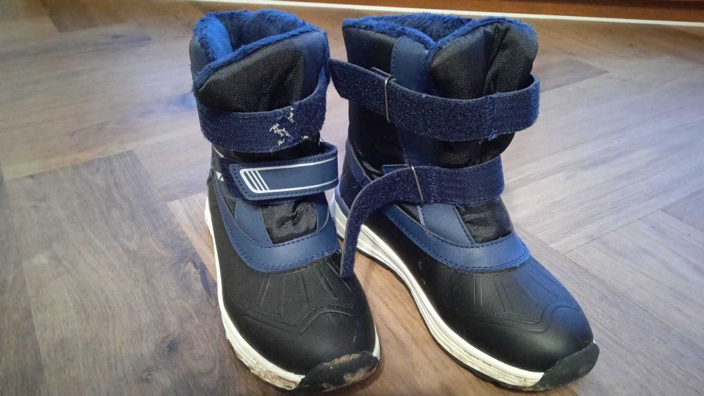 Buty zimowe chłopięce na rzepy rozmiar 37