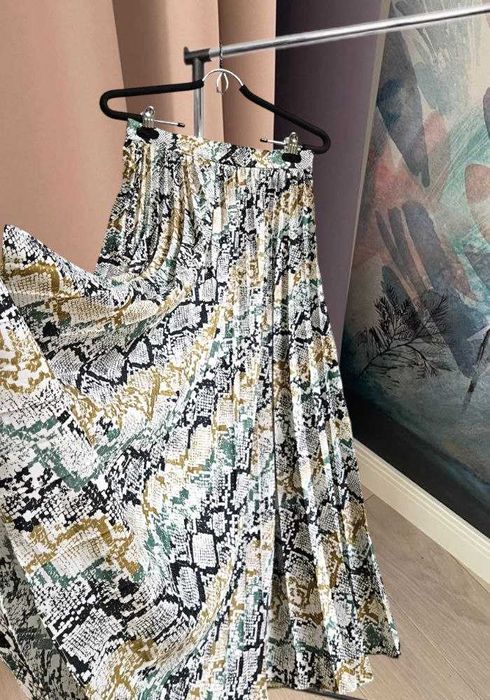 Юбка плиссированная в принт Asos, р. XS/S