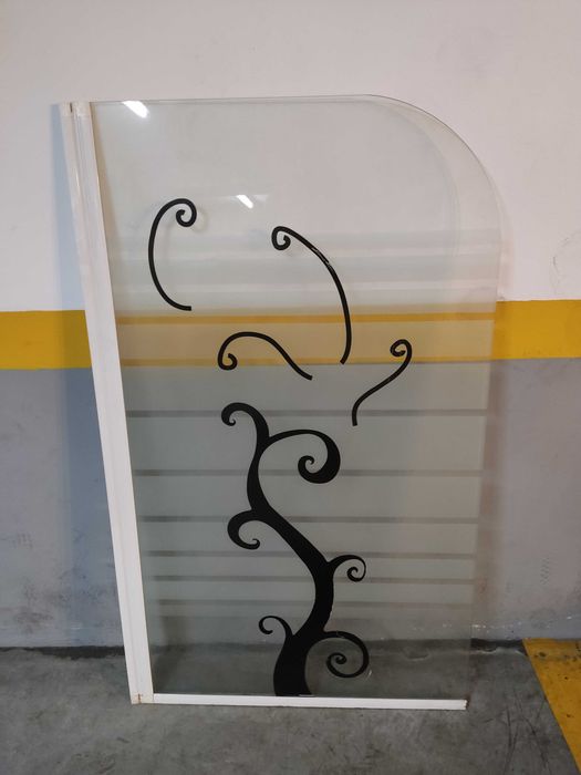Painel de Duche em Vidro