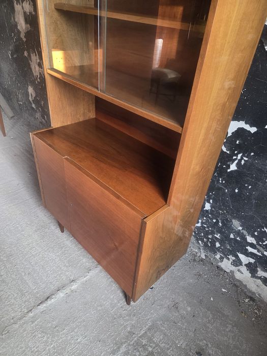 Regał witryna biblioteczka Up Závody  vintage Czechosłowacja prl