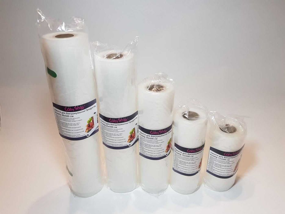 Вакуумна Плівка - БЕЗКОШТОВНА Доставка-СуВід-ТМ Comshop - ОПТОВІ ЦІНИ