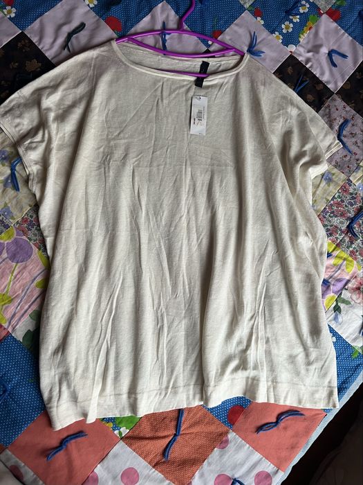 Топ футболка шовк льон max mara