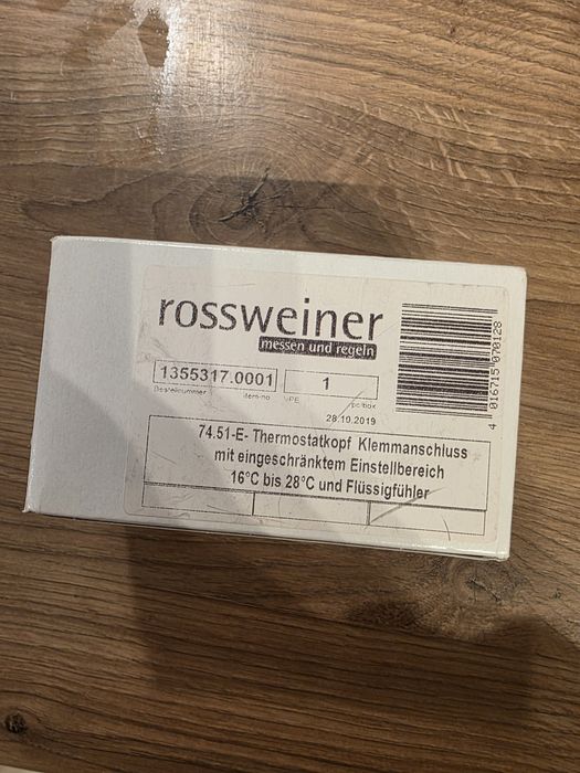 4 sztuki termostat głowica rossweiner