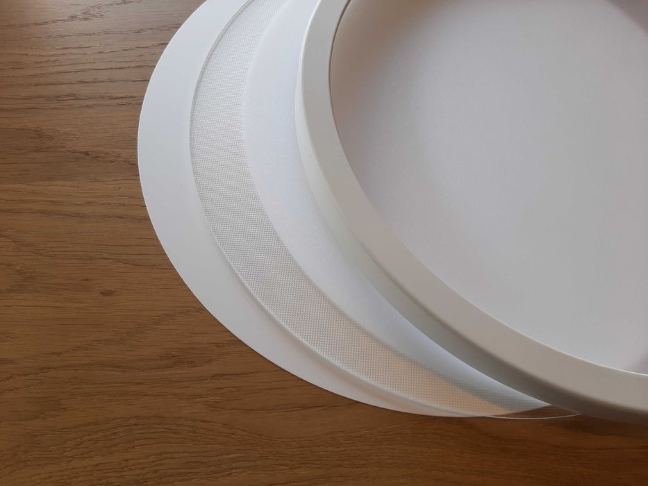 NOWY plafon, panel LED Kars Inspire 30 cm—sama ramka + dyfuzor