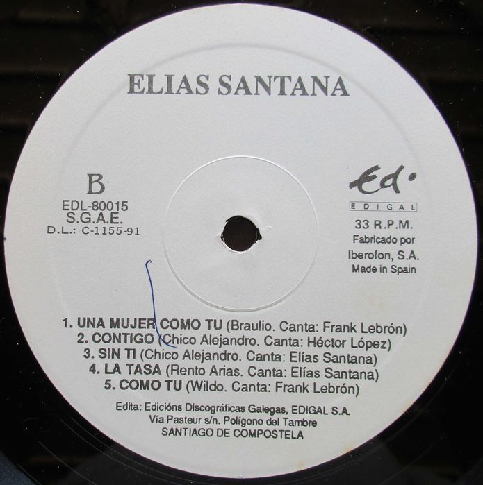 Elias Santana - - - - - El Ciclon Del Caribe - - - - - LP