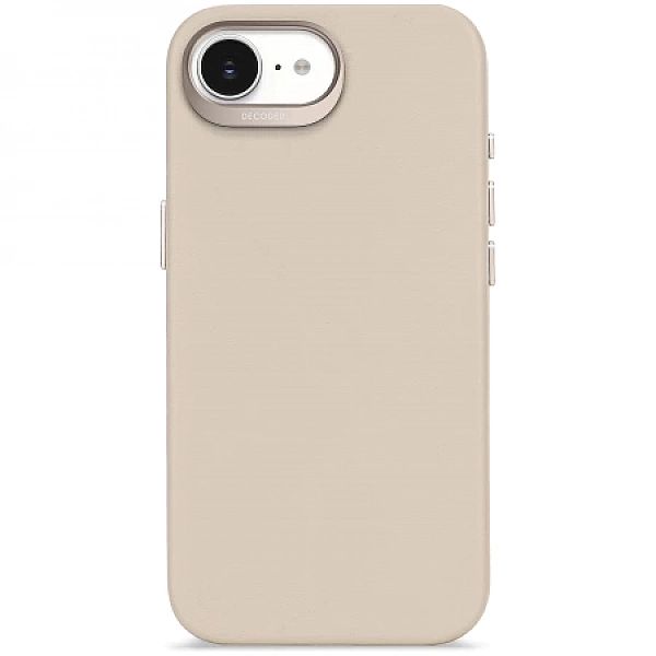 Etui Decoded Silicone Backcover z MagSafe na iPhone 16e - beżowe