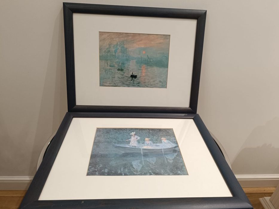 Zestaw 2 grafik Claude Monet – „Impresja, wschód słońca” i „Kobiety w