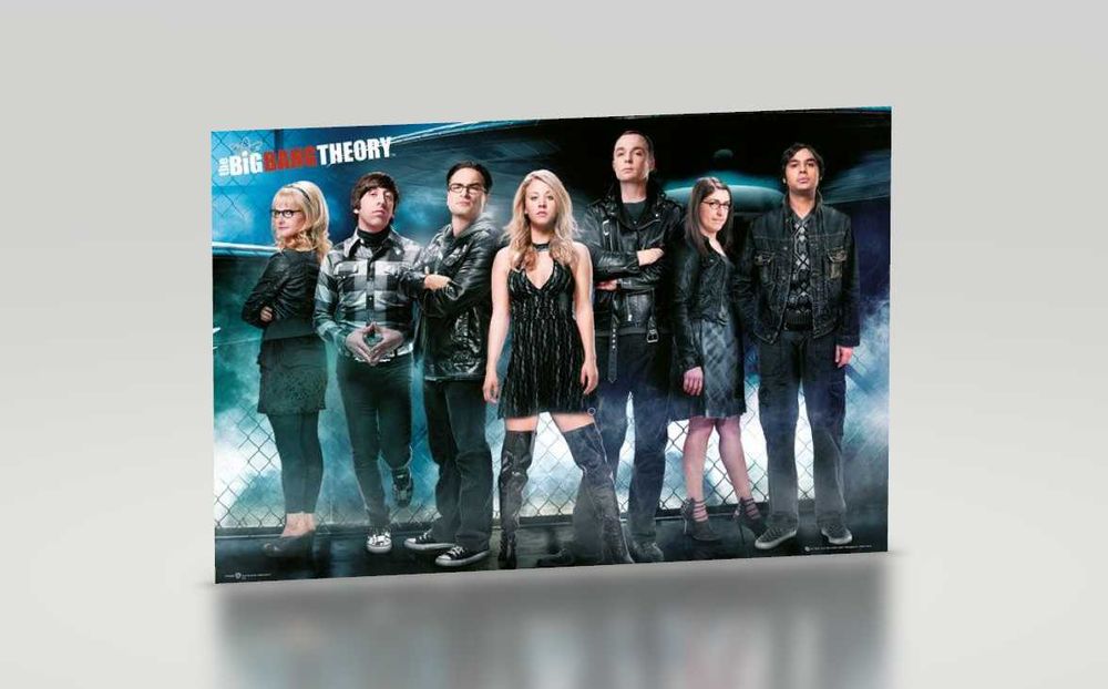 The Big Bang Theory UFO Plakat serialowy 91,5x61 cm | Nowy Serial TV Bazinga