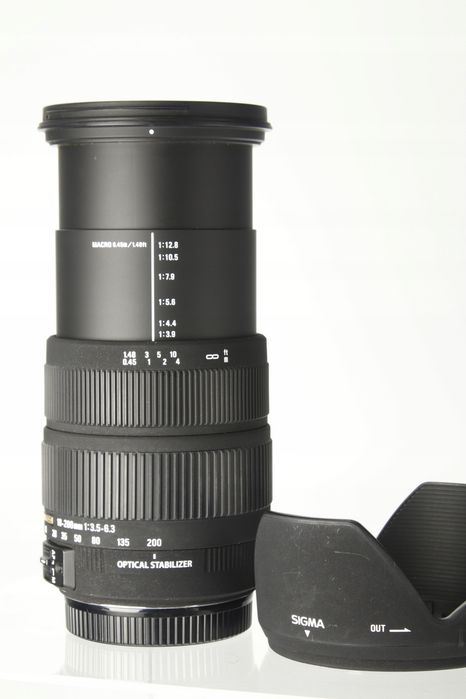 EF-S 18-200mm 3.5-6.3 OS Sigma do Canon Stabilizacja Gwarancja 23%VAT