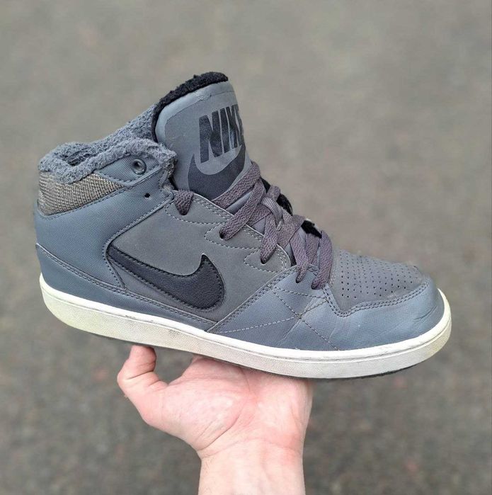 NIKE Оригінал | Кросівки Кеди Шкіряні Теплі Утеплені Зимові Черевики