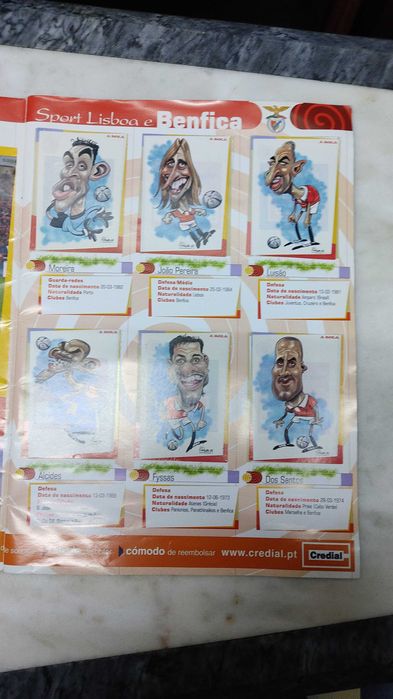 Caderneta Cromos A Bola 2005