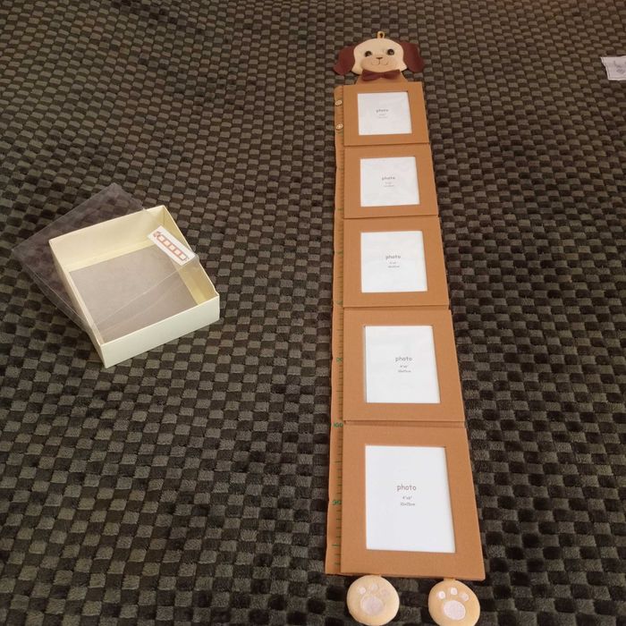 Фоторамка дитяча на 5 фото 10*15 зі шкалою росту