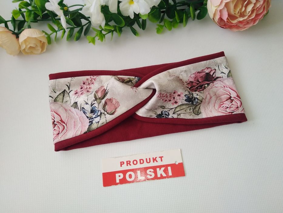 Szerokie opaski przeplatane  ~ na głowę ~ hand made