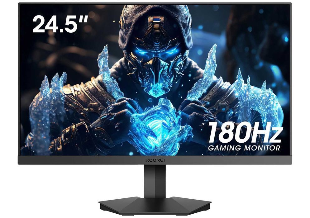 Monitor KOORUI 25E3A 24.5 Full HD  1920x1080 px, VA, 180Hz, 1ms, Freesync/G-Sync Compatible