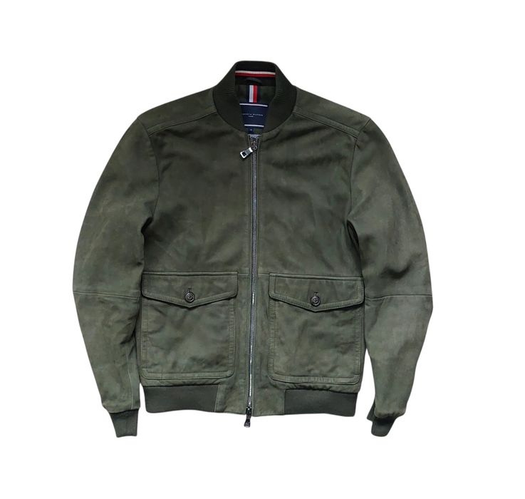 Tommy Hilfiger dc leather jacket nowa kurta skórzana męska r.48