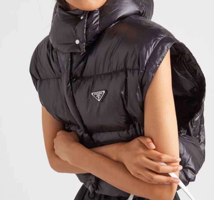 Prada Kurtka z kapturem XS-M,Nowa