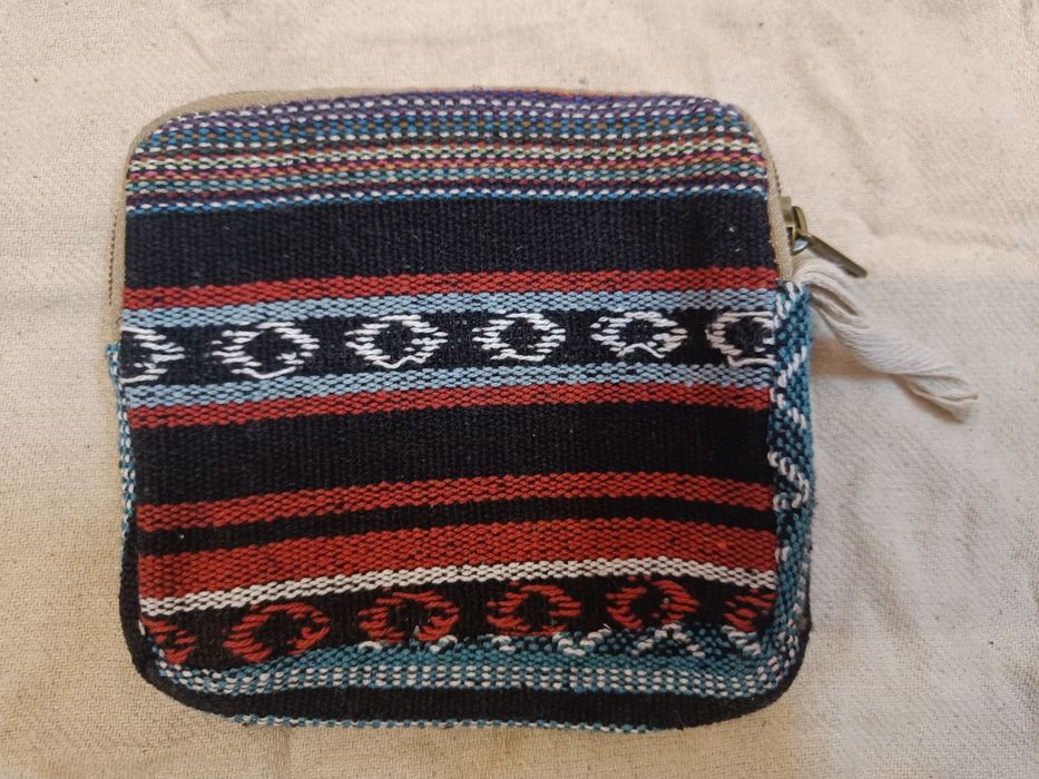 Saszetka konopna portfel hemp free nepal