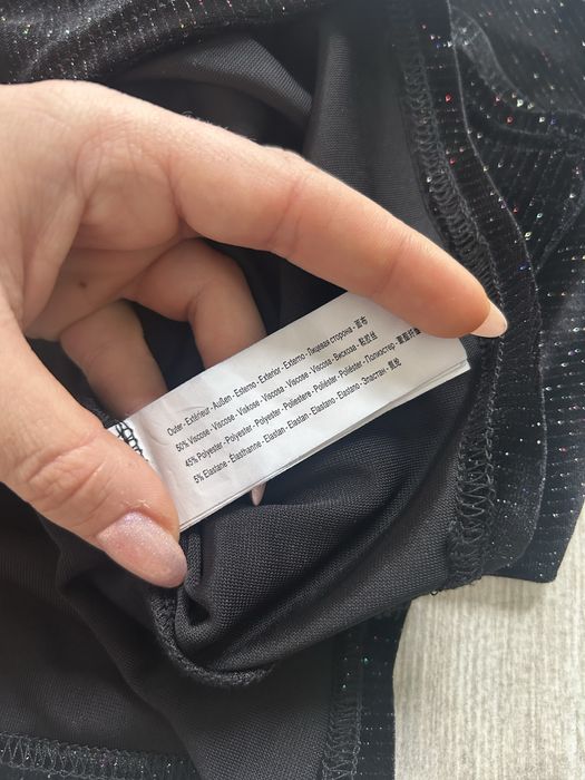 Błyszczący czarny półgolf rozmiar L/XL Traffic People