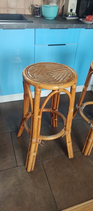 Sprzedam Bar Rattanowy + 2 hokery