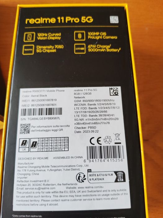 Telefon realme 11 pro 5G