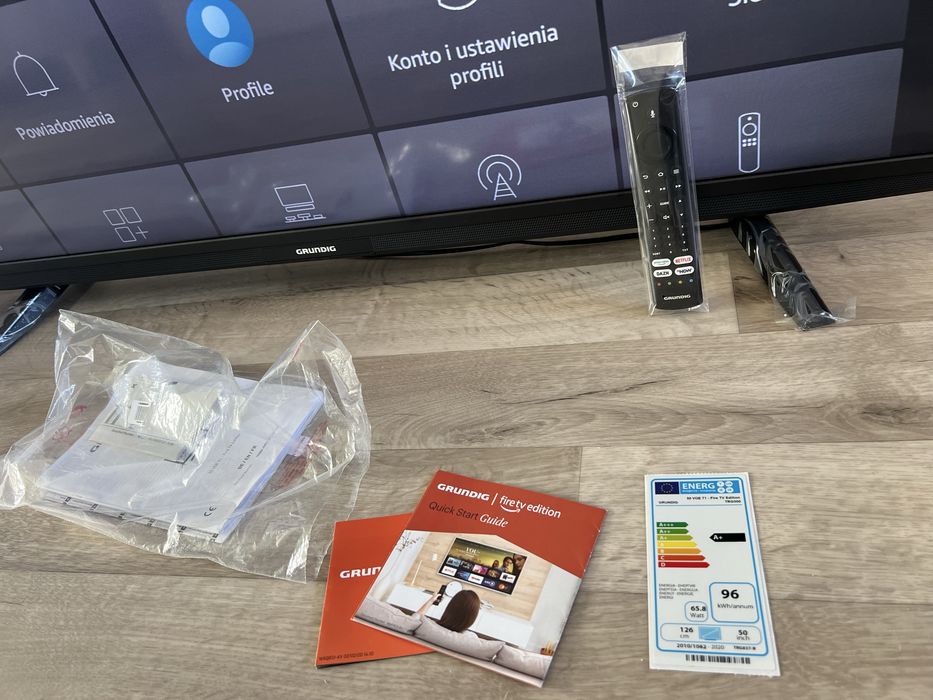 #1867 grundig 50” cali 50 VOE 71 4K UHD SMART tv disney telewizor