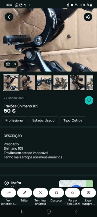 Acessórios para bicicletas oportunidades