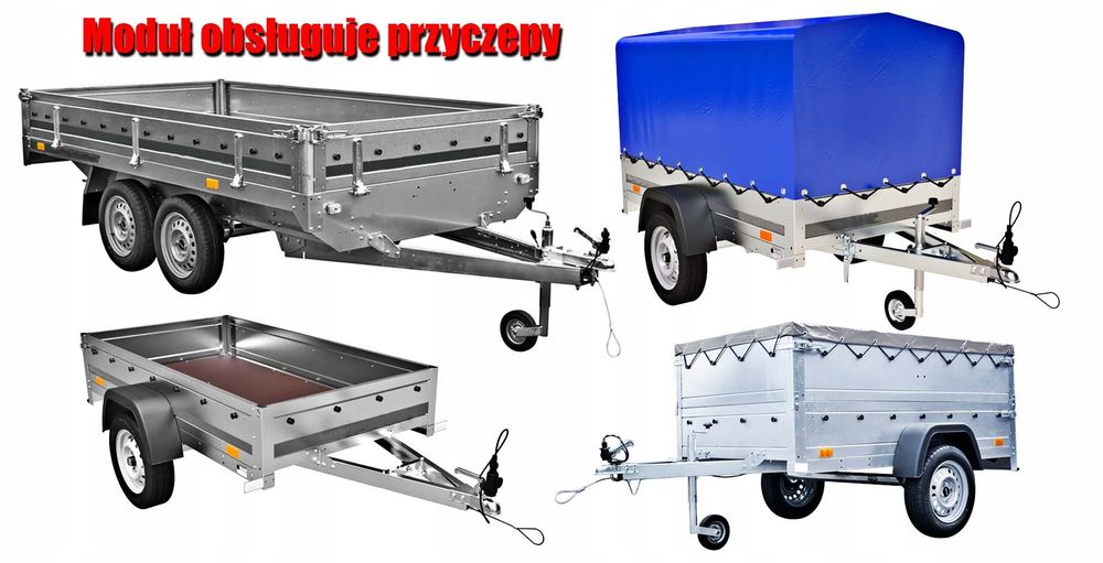 moduł 13pin + wiązka do haka z czujnikami parkowania produkt polski