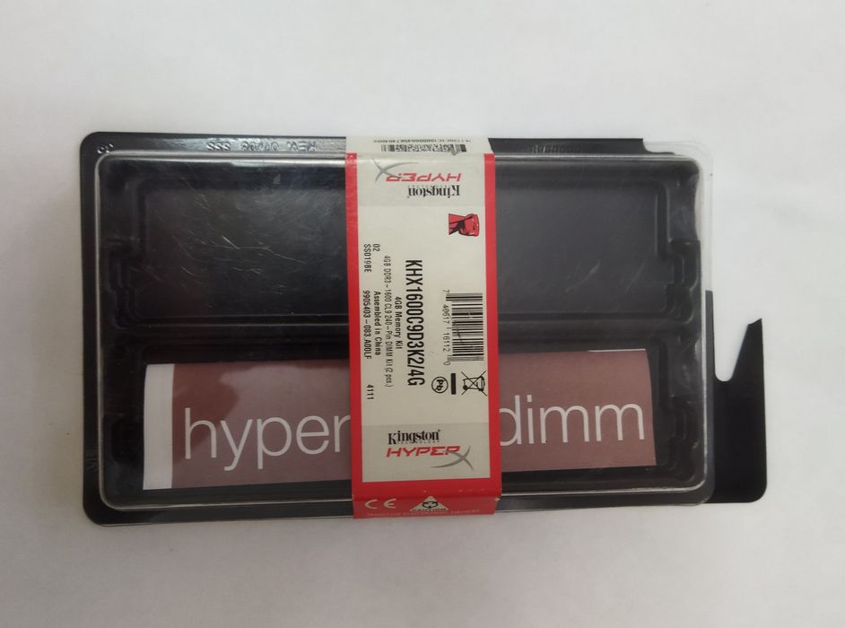 ОЗУ Kingston DDR3 2 x 2 = 4 Gb