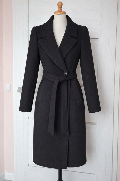 Nowy klasyczny płaszcz z wełną
