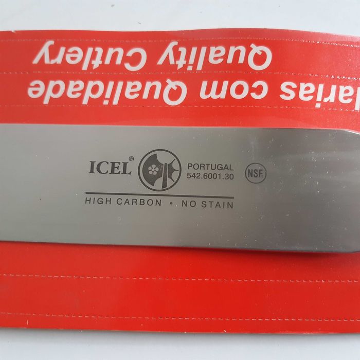 Espátula Lisa de Pasteleiro Pro Nova Embalada ICEL 43cm Aço Inox